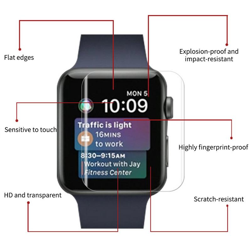 Bakeey-3D-Curved-Clear-HD-Hydrogel-TPU-Watch-Screen-Protector-For-Apple-Watch-Series-4-40mm44mm-1392720-1